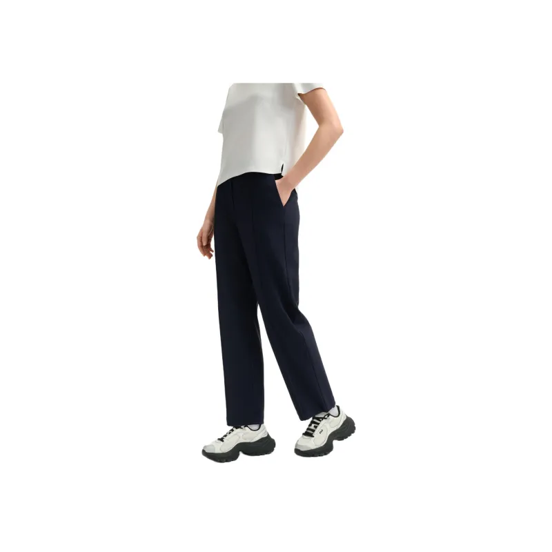 FILA EMERALD Knitted Sweatpants Women's Midnight Blue-2