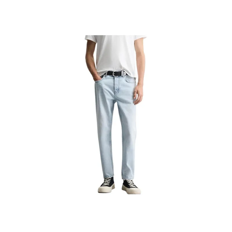 ZARA Jeans Men Light Blue-4