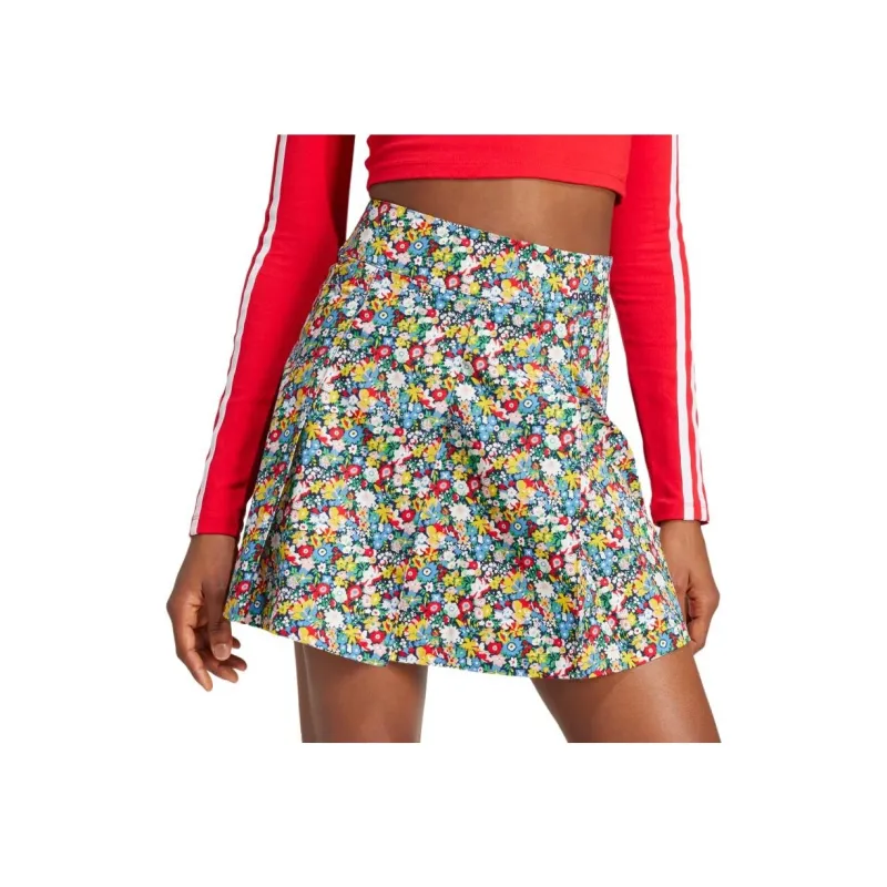 Adidas X Liberty London Pleated Mini Skirt-4