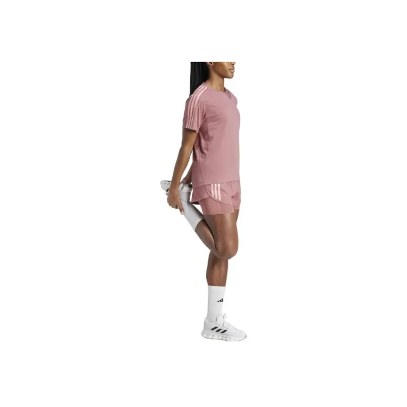 Adidas Clothing T Shirts Women's Pink-2