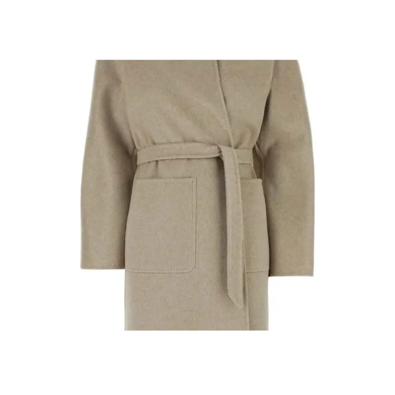 MaxMara Lilia Belted Long Sleeved Coat-2