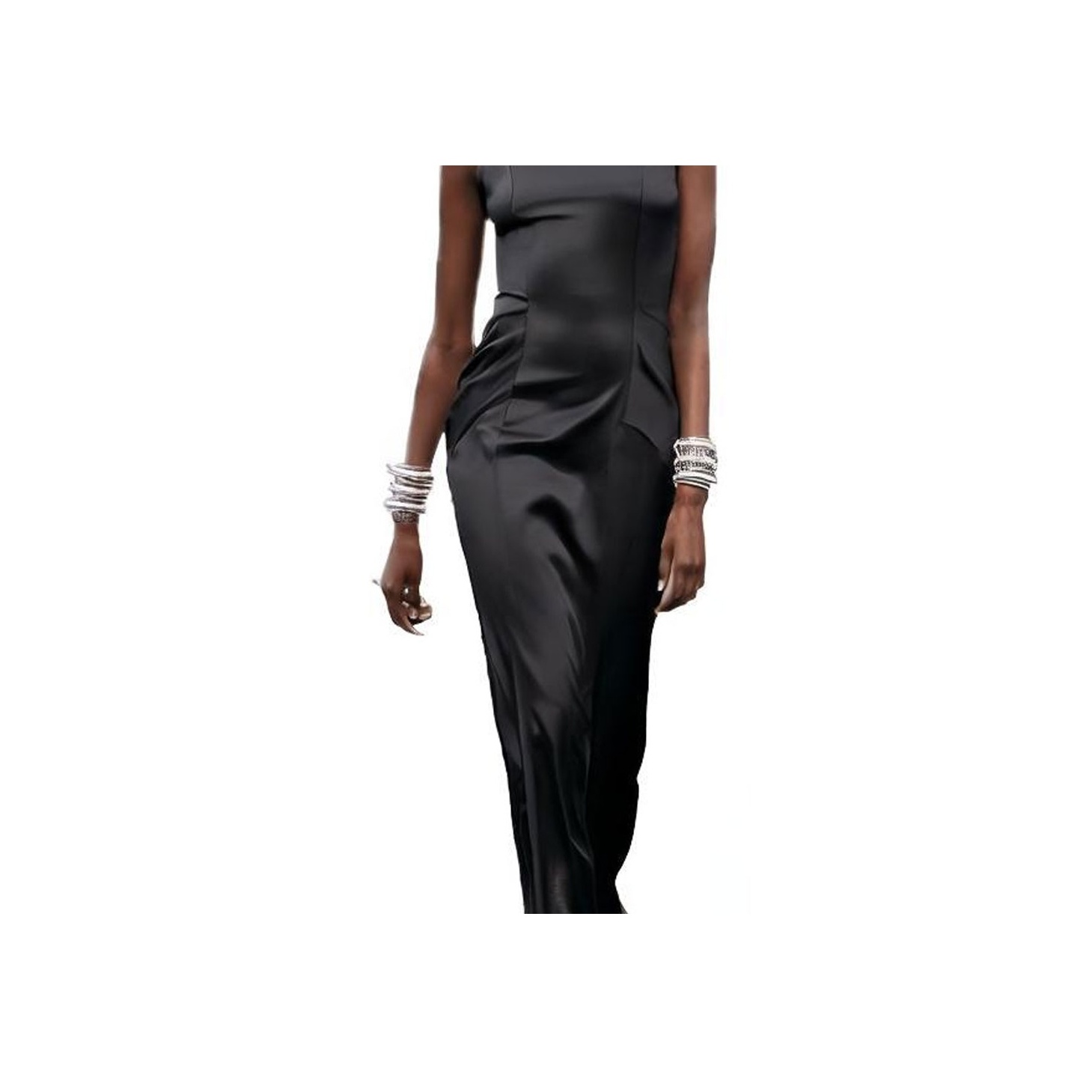 ワンピース GIVENCHY SS25 DRESS (BW22AC20H0 008) Black Dress with monogram and glitter finish Givenchy