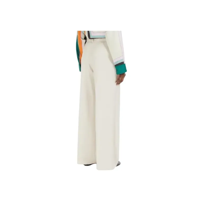 WEEKEND MaxMara Angola Stretch Wide Leg Trousers-1