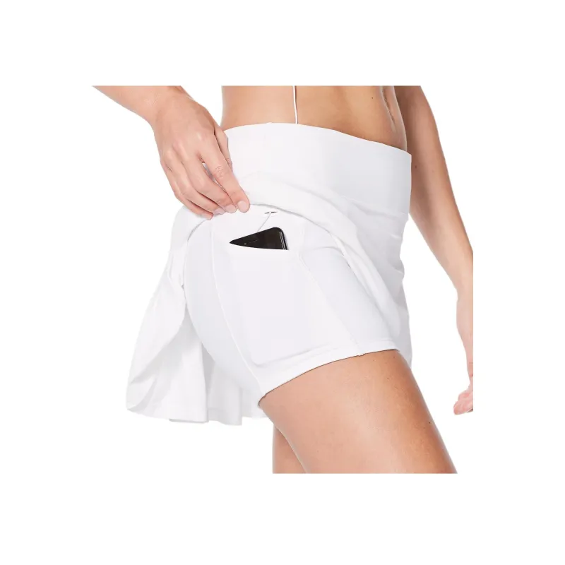 Lululemon Circuit Breaker Casual Short Skirts Women's White-2