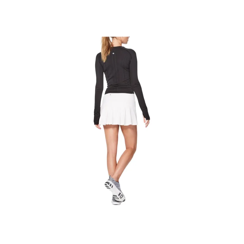 Lululemon Circuit Breaker Casual Short Skirts Women's White-1