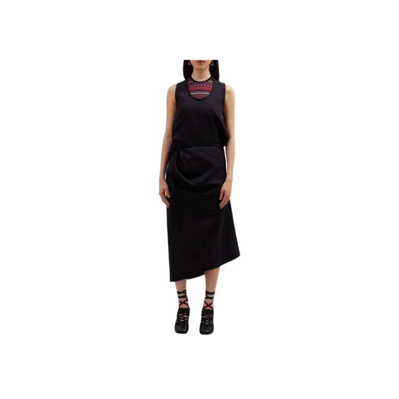 Lemaire Sleeveless Cotton Wrap Dress-1