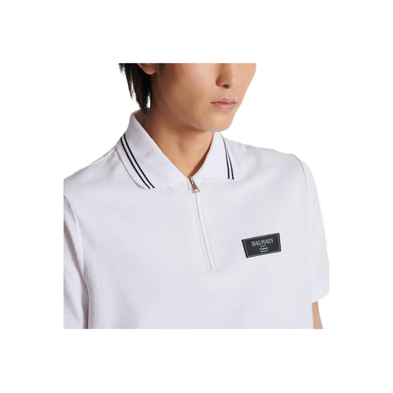 BALMAIN SS25 Polo Shirt Men's White-6