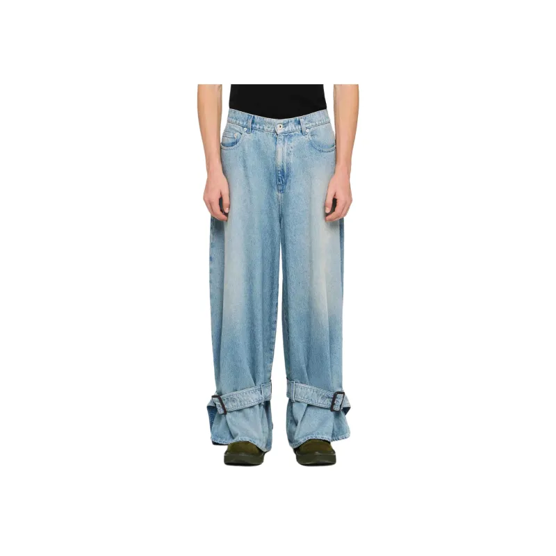 JW Anderson Buckled Cuff Jeans-3