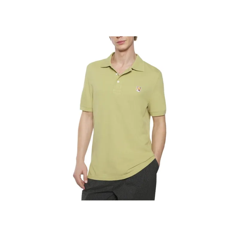 Maison Kitsuné Fox Head patch Polo Shirt-3