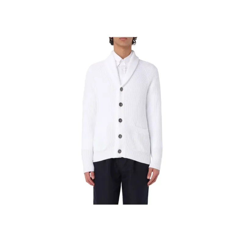 Brunello Cucinelli Shawl Lapel Knitted Cardigan-3