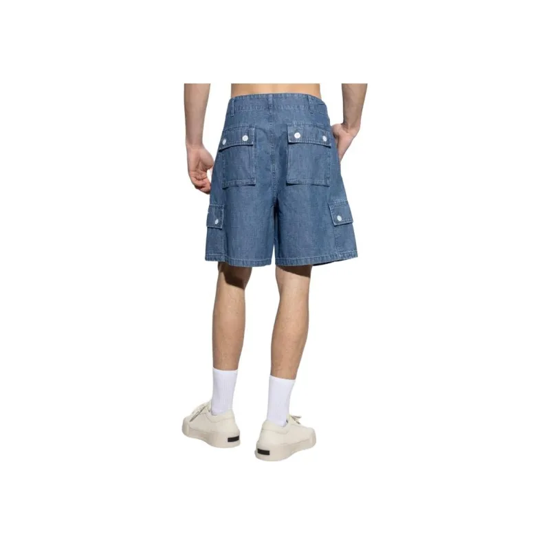Givenchy Denim Cargo Shorts-2
