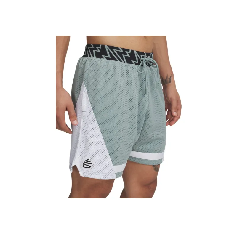 Under Armour Curry Casual Shorts Men's Lime Green-4