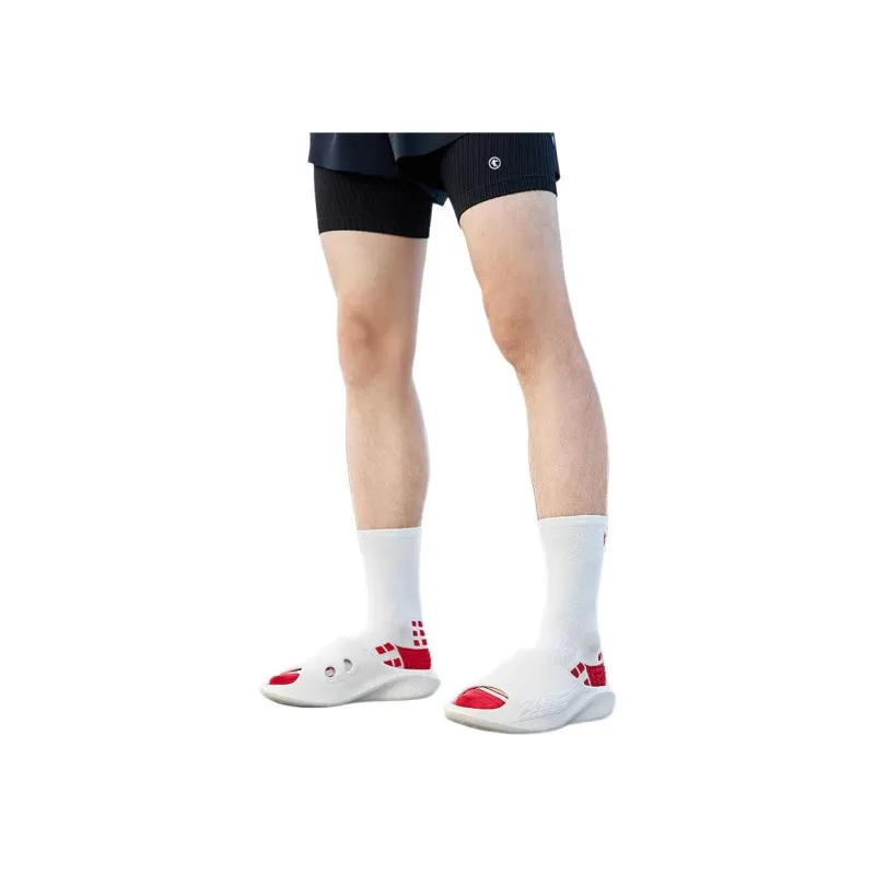 QIAODAN Knee High Socks Unisex 1 Pack Tomato Red-1
