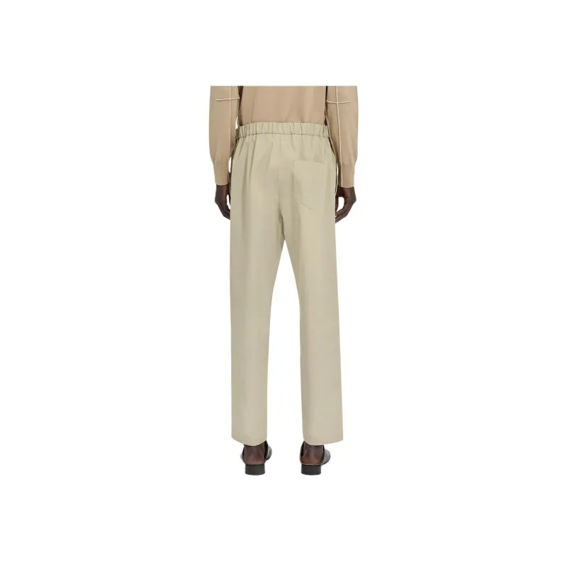 MM6 Maison Margiela Baggy Fit Drawstring Trousers-3