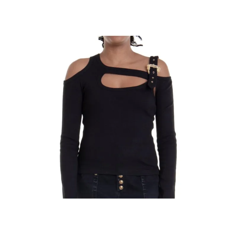VERSACE JEANS COUTURE Cut-Out Detailed Midi Dress-5