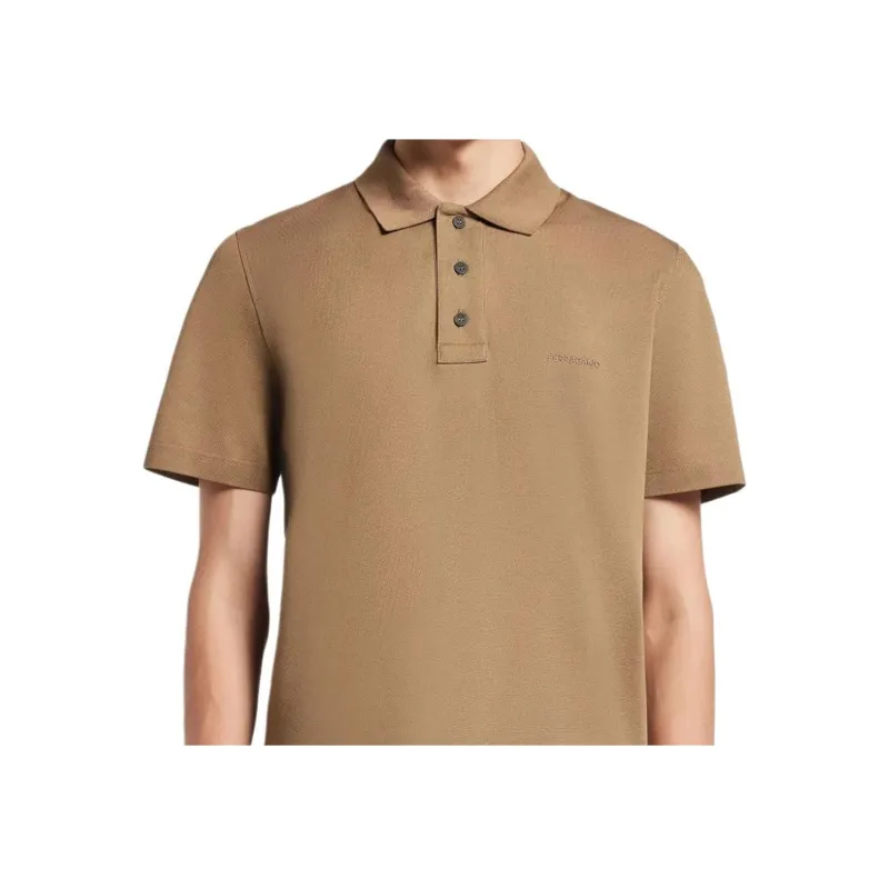 FERRAGAMO Polo Shirt Men's Brown-1