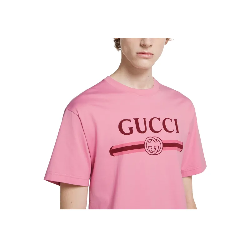 GUCCI T Shirts Men Pink-4
