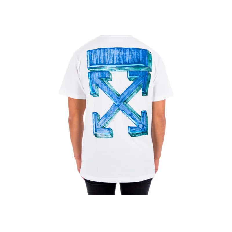 OFF WHITE T Shirts Men White-3