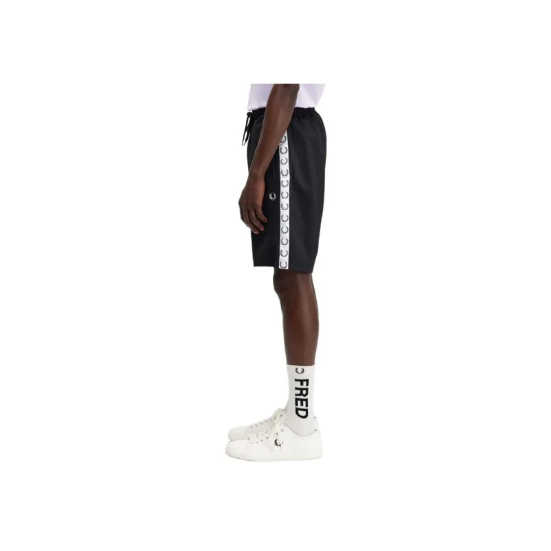 FRED PERRY Casual Shorts Men's Black-1