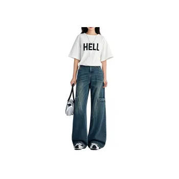 HELEH Jeans Women's Vintage Blue
