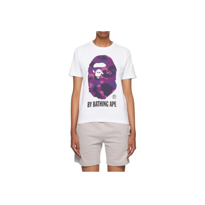 Bape A BATHING APE Color Camo Tee-4