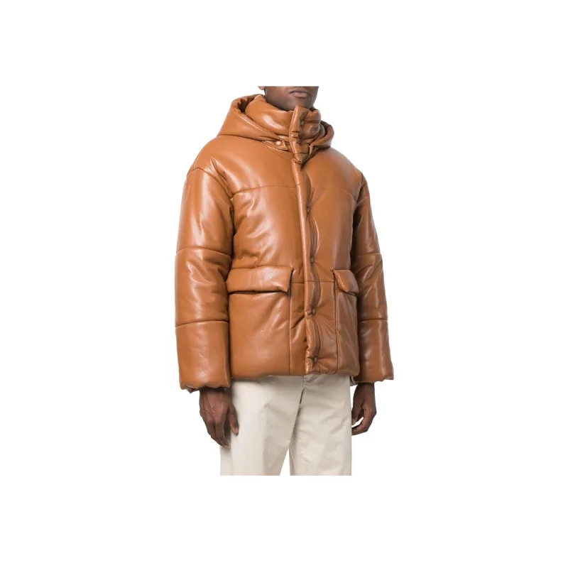 NANUSHKA Hide Faux-leather Hooded Jacket-1