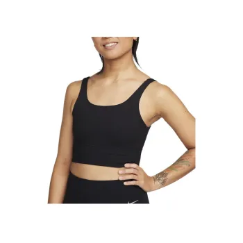 Nike Zenvy Rib Women's Light Support Non Padded Longline Sports Bra