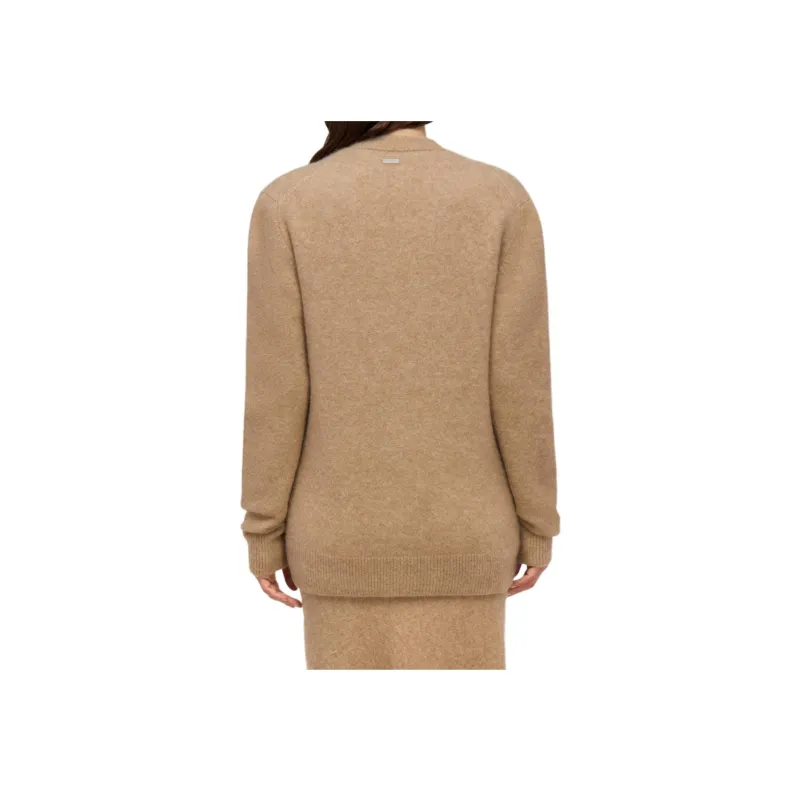 Ferragamo Plunging V Neck Knitted Cardigan-3