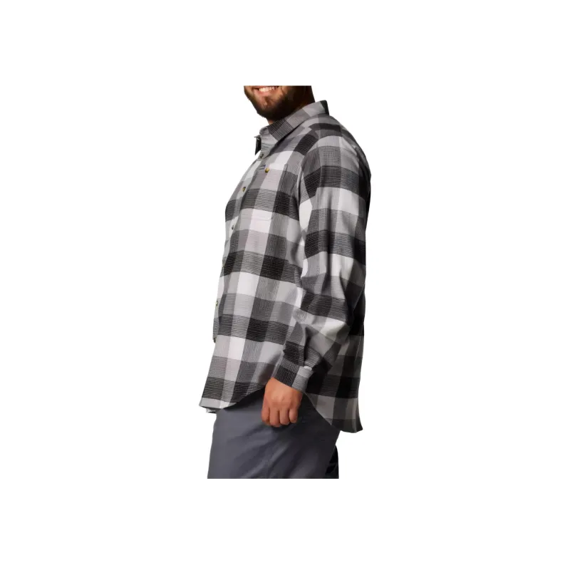 Columbia Cornell Woods Flannel Long Sleeve Shirt Men's City Gray-2