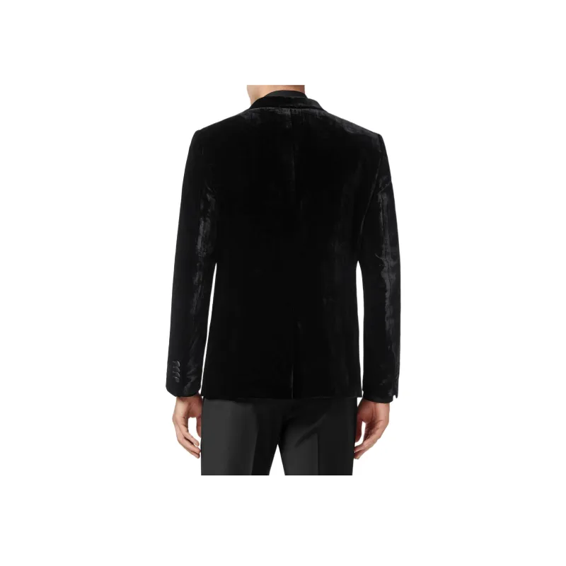 PHILIPP PLEIN Single breasted Velvet Blazer-2