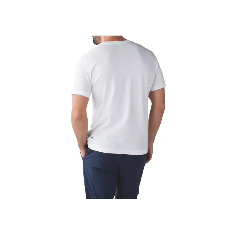 Lululemon 5 Year BasicV Neck T Shirt Men's White-1