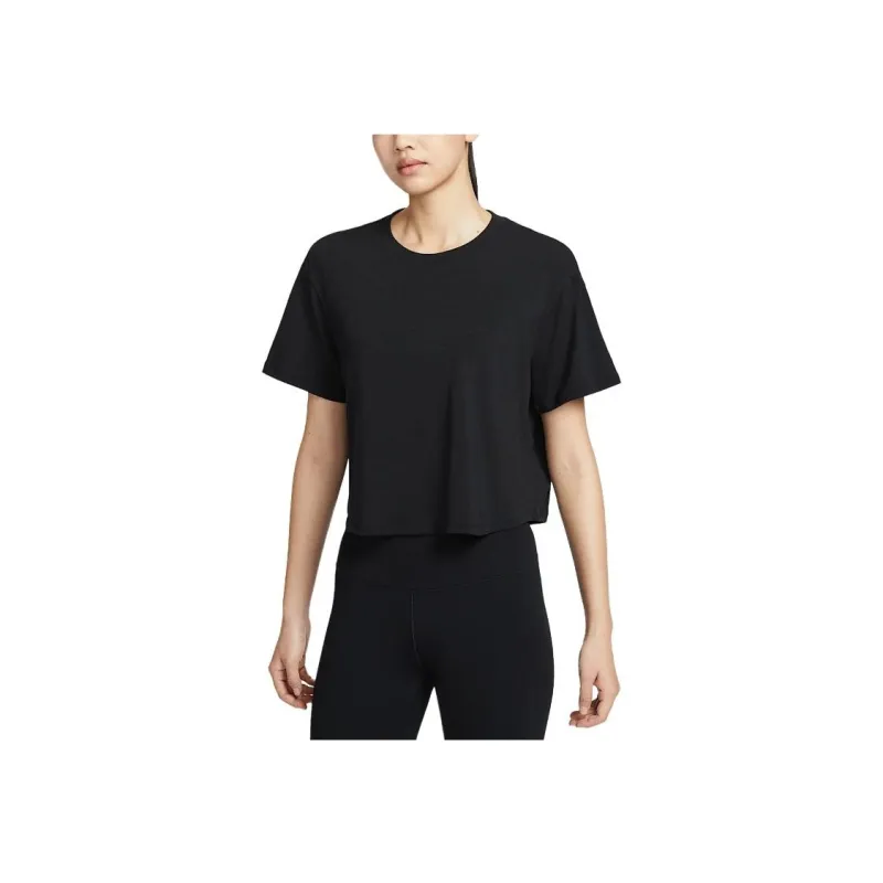 Nike T-Shirt Women's Black/Transparent-0