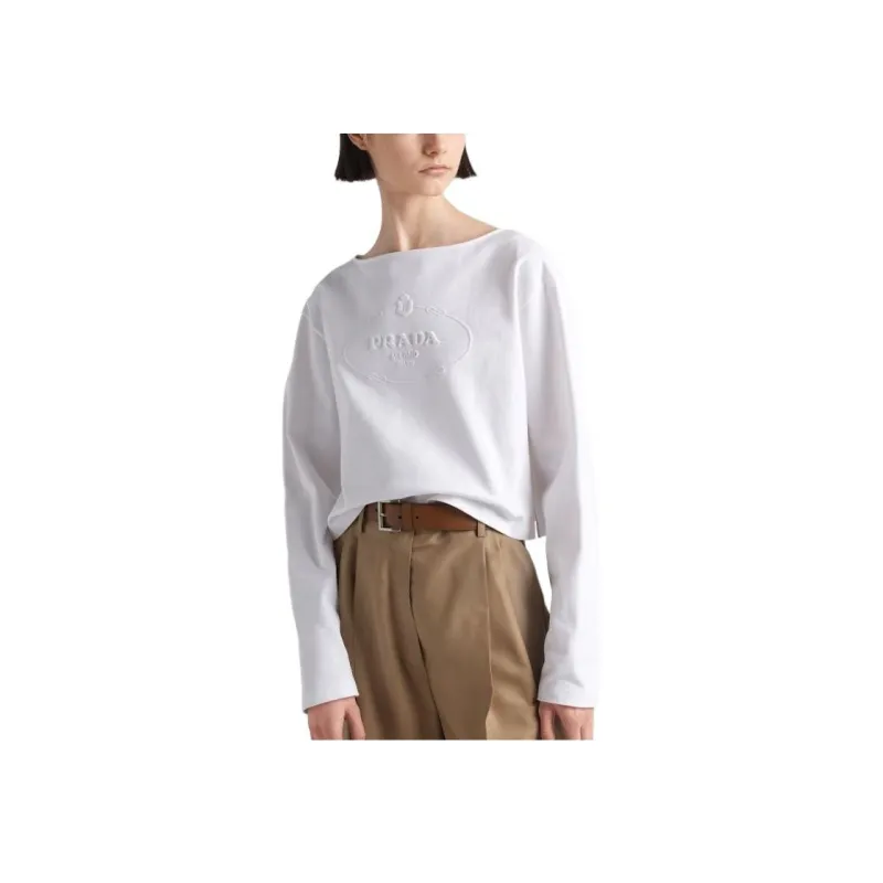 PRADA T Shirts Women's White-1