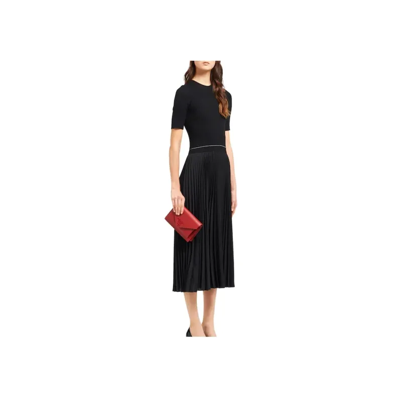 PRADA Saffiano Leather Envelope Bag, Shoulder Bag, Crossbody Bag Mini Women's Red-4