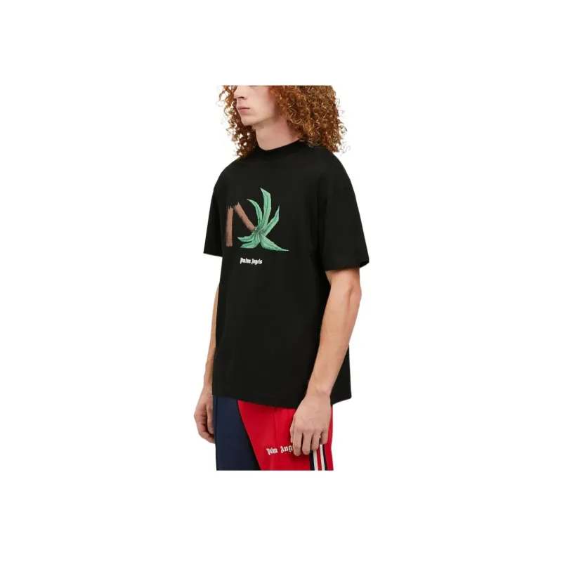 PALM ANGELS Broken Palm Classic T Shirt-4