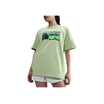 Nike Drop Shoulder Sleeve T Shirt Women's Green