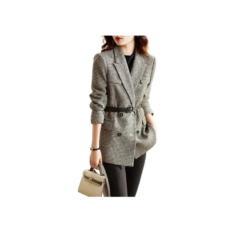 Wbwq Business Suit Women's Small Plaid-0