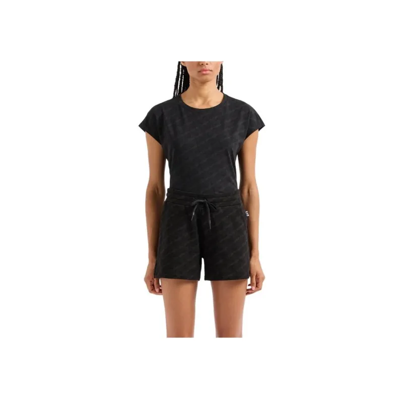 EMPORIO ARMANI EA7 SS24 Casual Shorts Women's Black-1