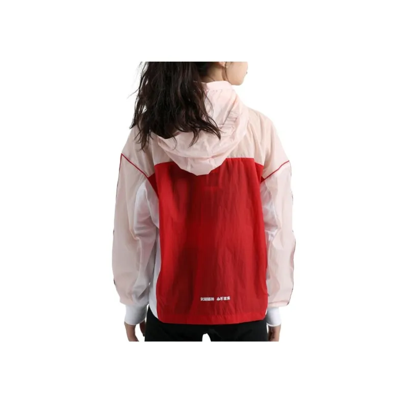 Adidas Jackets Women's Red Pink Patchwork-5