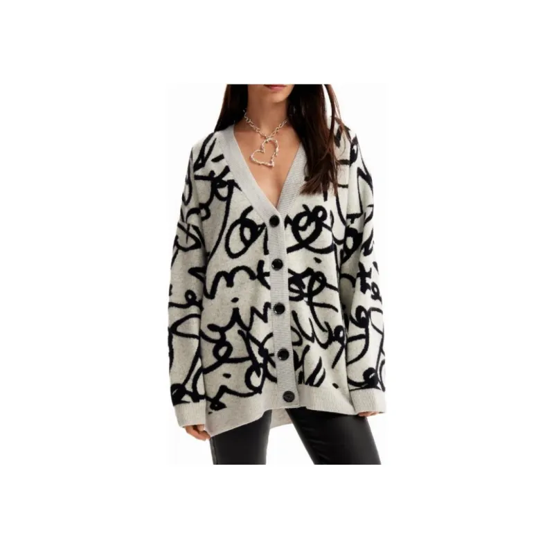 Desigual Knitwear Women's Gray-2