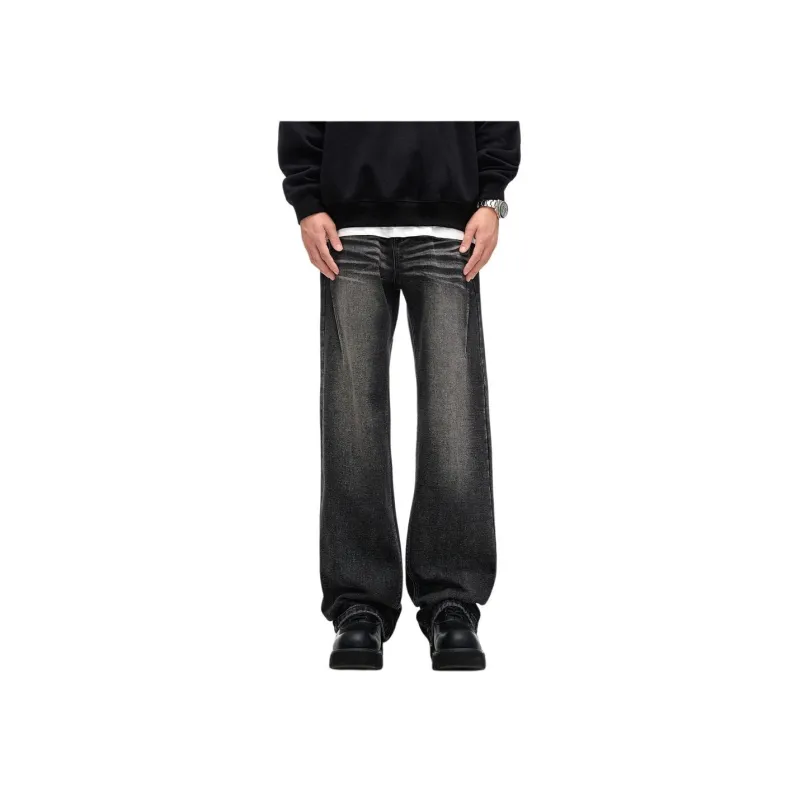 FAWENXIANGZI Jeans Men Black-0