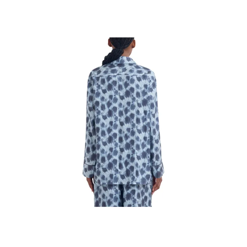 MARNI Animal Printed Straight Hem Shirt-2