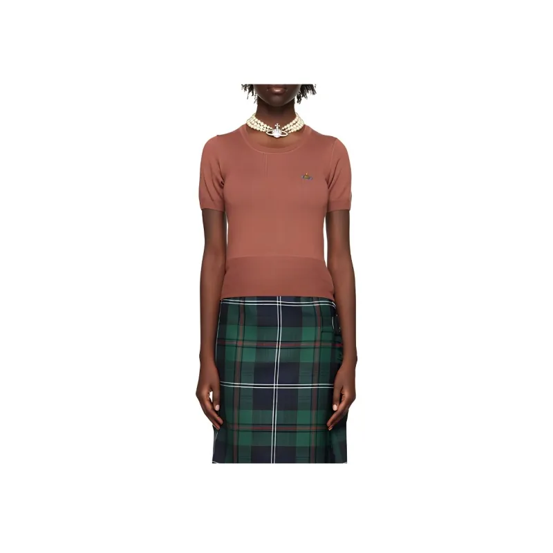 Vivienne Westwood T Shirts Women's Red Brown-0