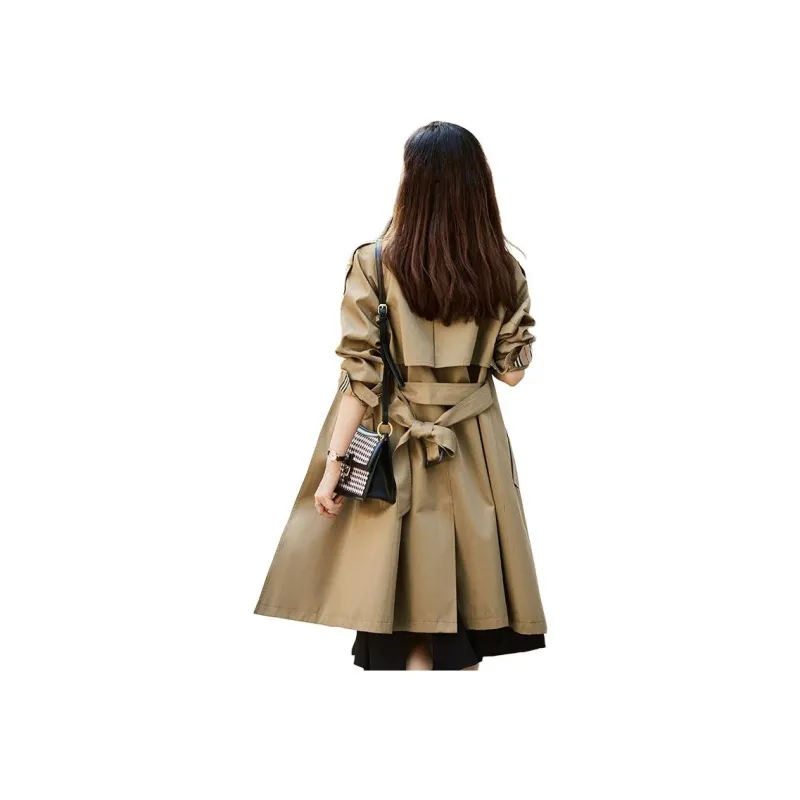 Yi Mengyuan Mid Length Trench Coat Women's-0