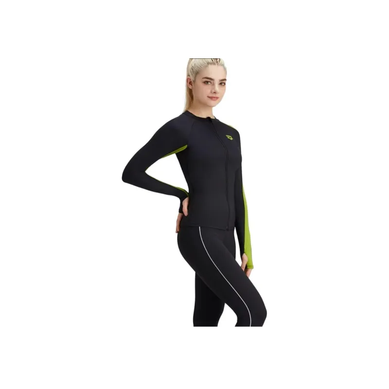 Arena Two Piece Swimsuit Women's Black Green-3