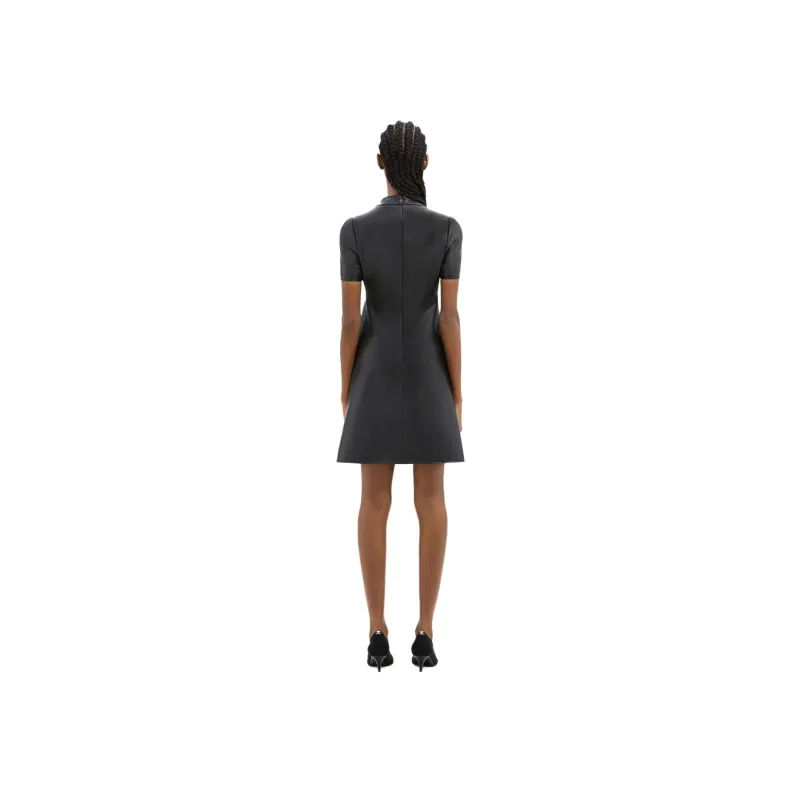 COURREGES Short Sleeved A Line Mini Dress-2