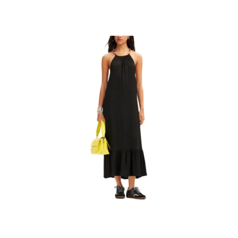 Desigual Slip Dress Women's Black-1