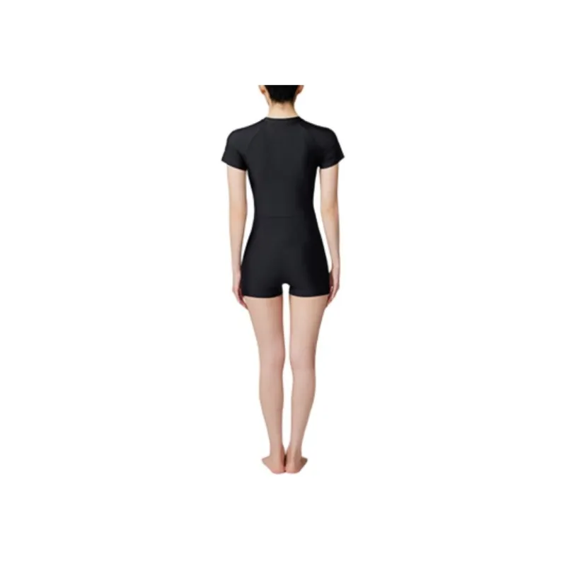 Anta One piece Swimsuit Women's Black/Pure White-1
