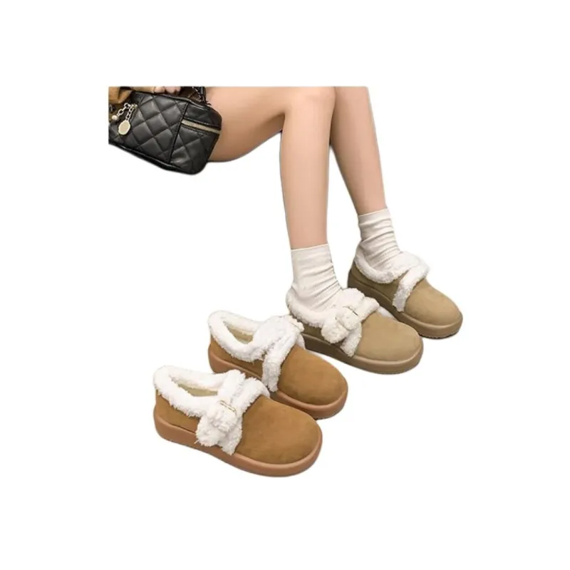 ALPLUME Home Fleece Slippers Women's Orange Khaki-7