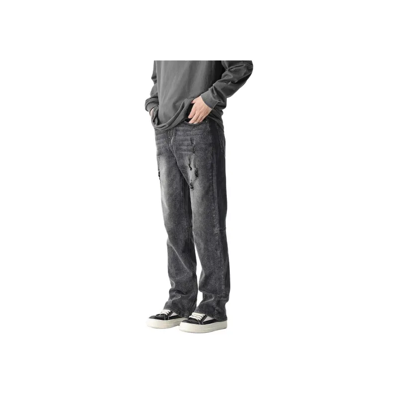 XINYINSU Jeans Unisex-11
